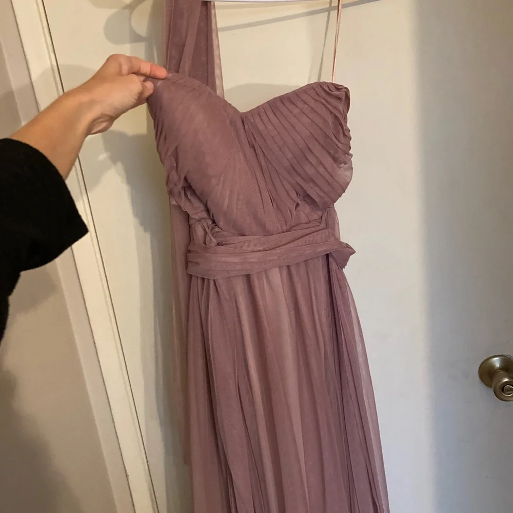 Birdy Grey | Sandy Mauve | Bridesmaid |Tulle Convertible Dress - Picture 2 of 10